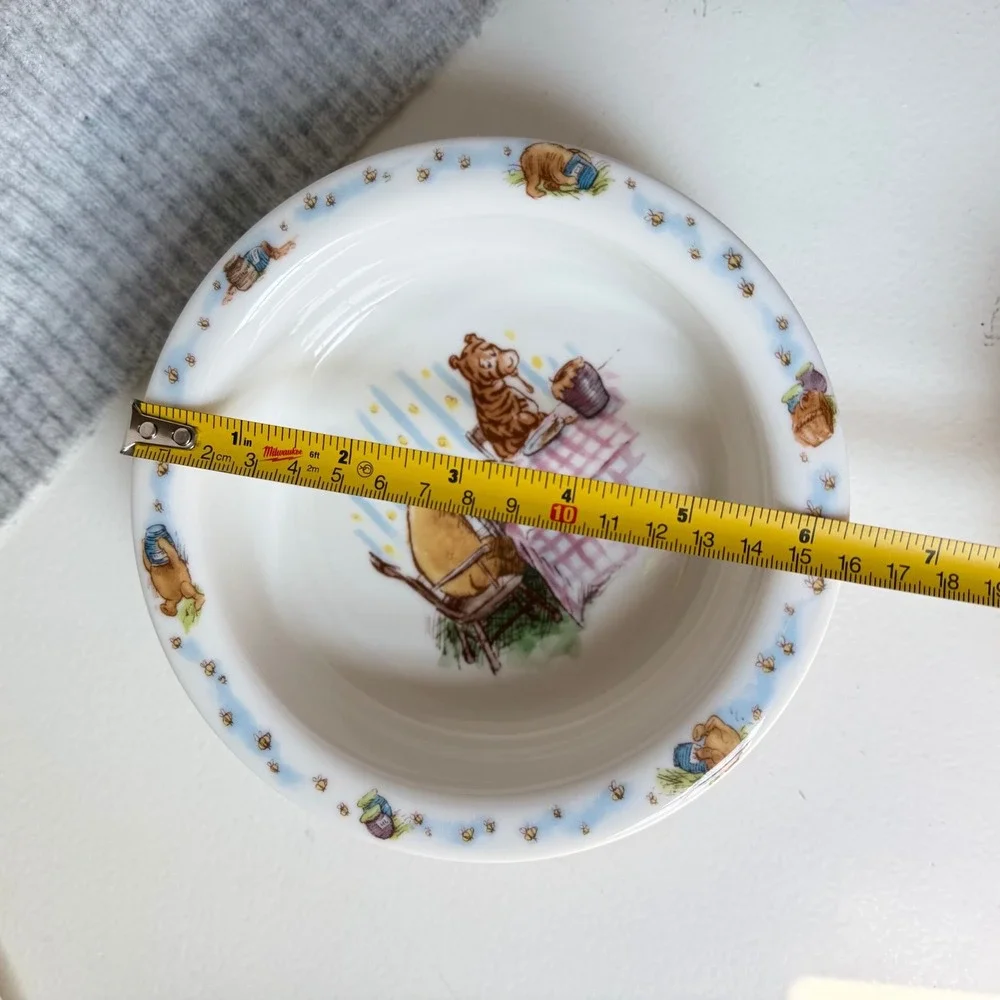 Royal Doulton WINNIE THE POOH Classic 4pc Nursery Set Plate Bowls Mug Bone China